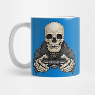 Gamer Skeleton Video Game Lover Illustration Mug